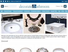 Tablet Screenshot of decoratedbathroom.com